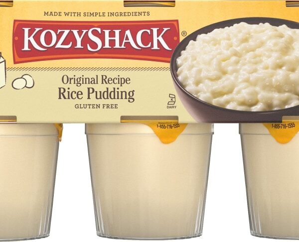 Kozy Shack Rice Pudding Snack Cups, Gluten Free Dessert