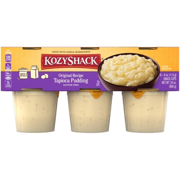 Kozy Shack Tapioca Pudding Snack Cups, Gluten Free Dessert
