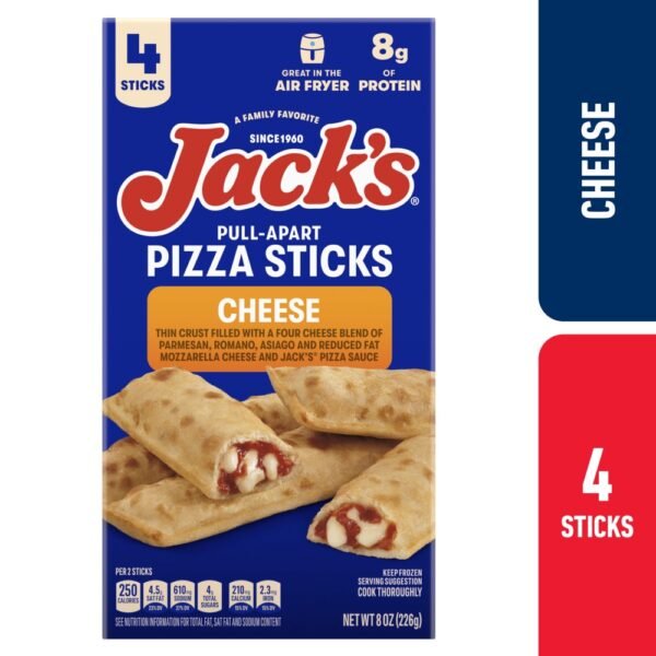 Jack’s Pull-Apart Cheese Pizza Sticks Extra Large Pizza Frozen Snack Rolls