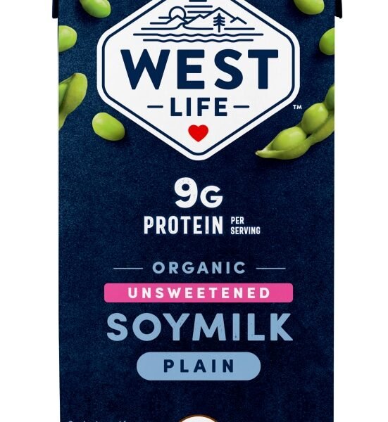 West Life Organic Unsweetened Plain Soymilk