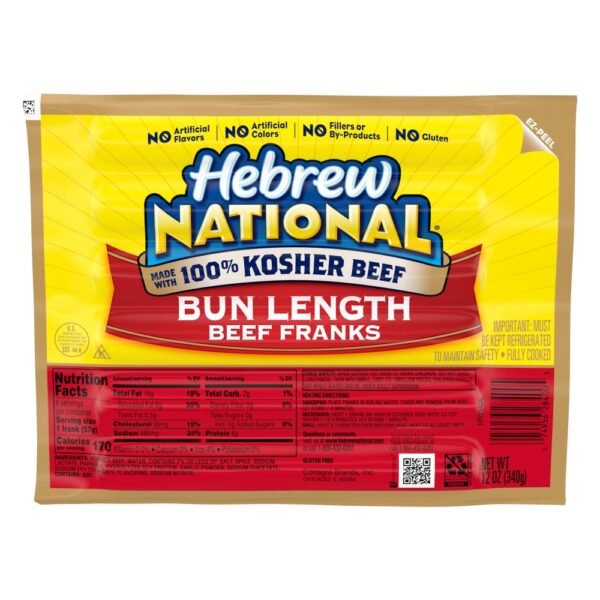 Hebrew National Bun Length Beef Franks