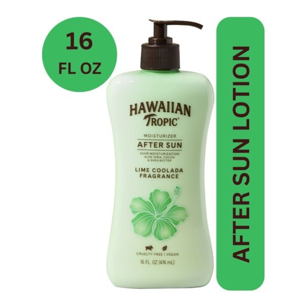 Hawaiian Tropic Lime Coolada After Sun Lotion Skin Nourishing With Shea Butter + Aloe Vera
