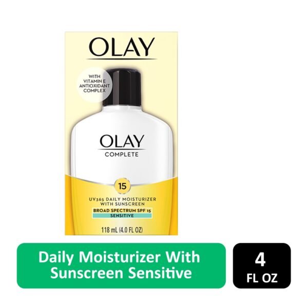 Olay Complete All Day Facial Moisturizer with SPF 15 for Sensitive Skin
