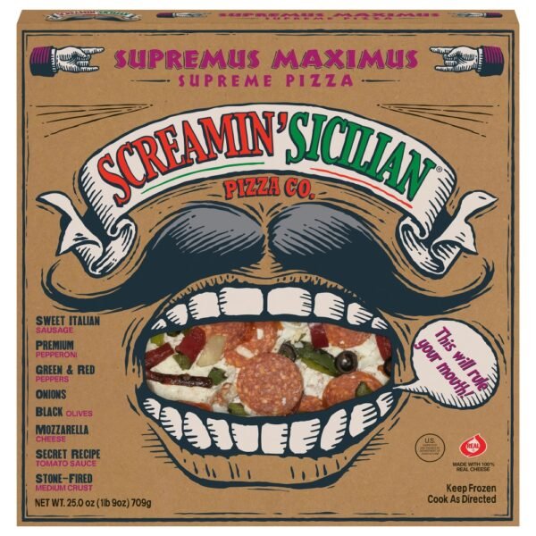 Screamin' Sicilian® Supremus Maximus Supreme Frozen Pizza