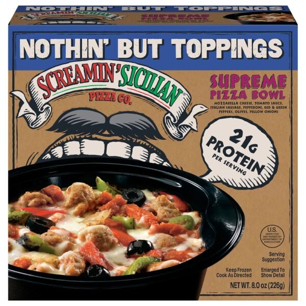 Screamin' Sicilian®  Frozen Supreme Pizza Bowl