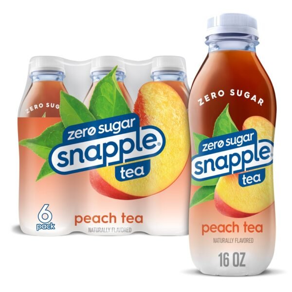 Snapple Zero Sugar Peach Iced Tea Multipack Bottles
