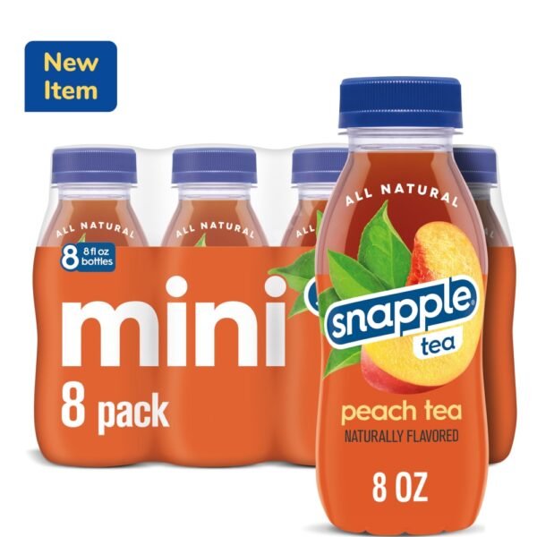 Snapple Peach Iced Tea Multipack Mini Bottles