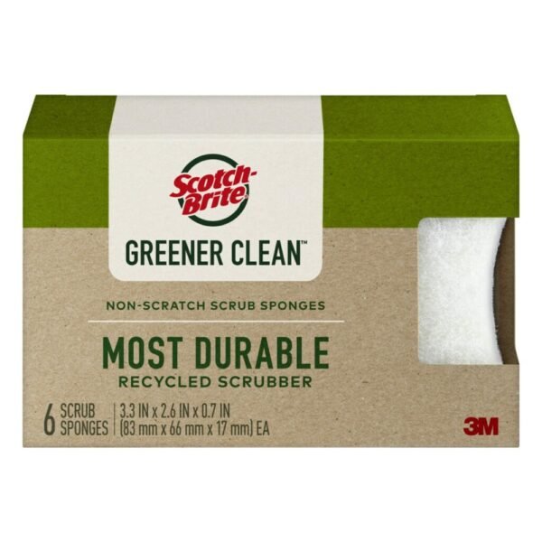 Scotch-Brite® Greener Clean™ Non-Scratch Scrub Sponges
