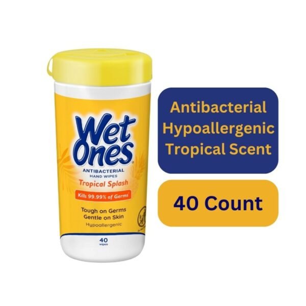 Wet Ones Hand Wipes Tropical Splash Scent Antibacterial