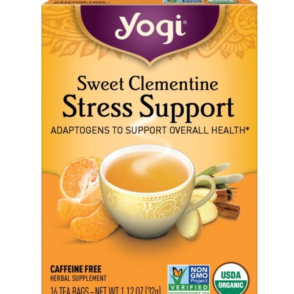 Yogi Sweet Clementine Stress Support Organic Herbal Tea Bags