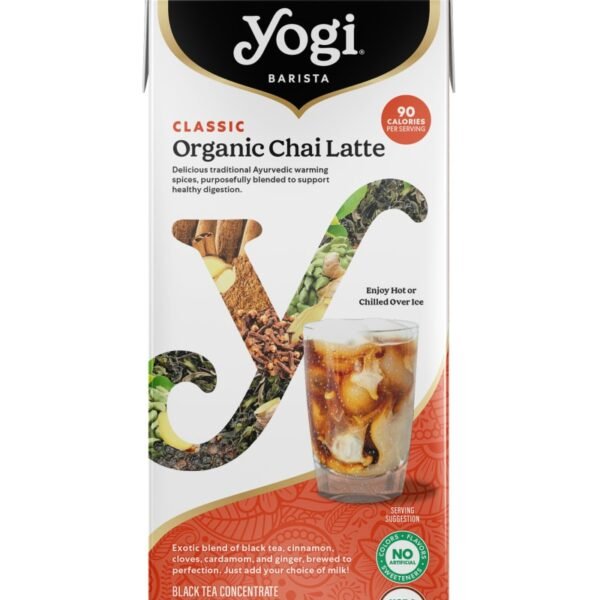 Yogi Barista Classic Organic Chai Latte Black Tea Concentrate