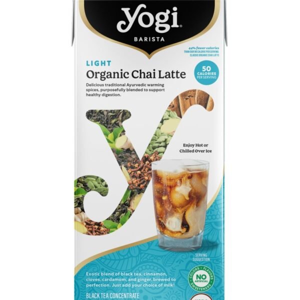 Yogi Barista Light Organic Chai Latte Black Tea Concentrate