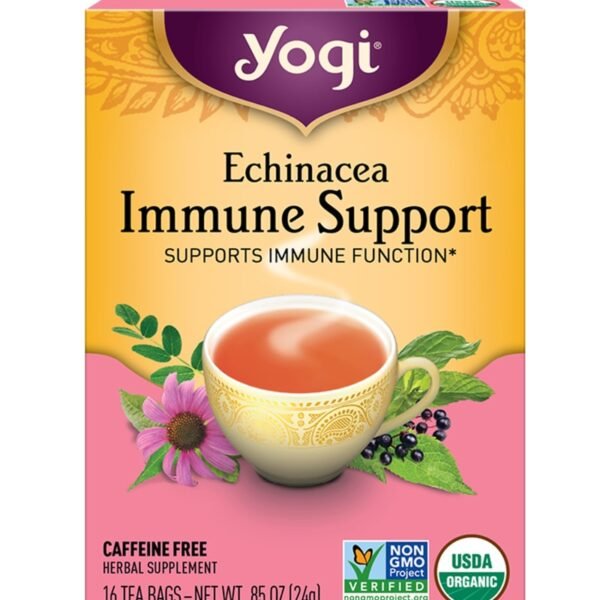 Yogi Echinacea Immune Support Herbal Tea Bags