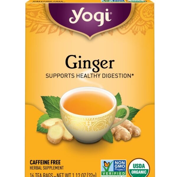 Yogi Ginger Organic Herbal Tea Bags