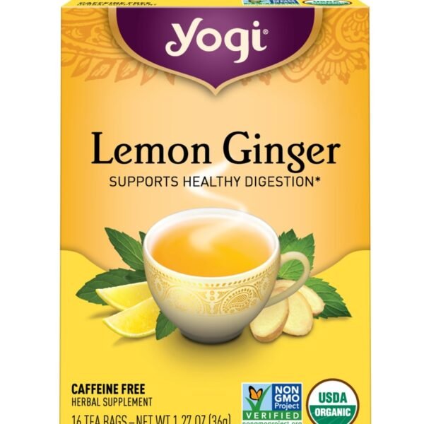 Yogi Lemon Ginger Organic Herbal Tea Bags