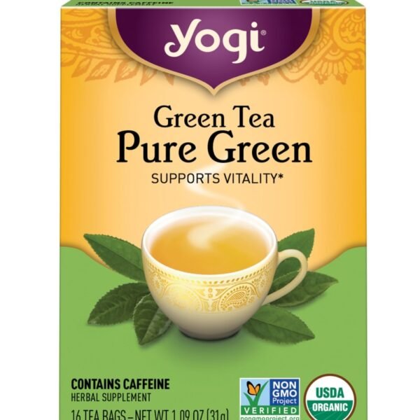Yogi Green Tea Pure Green Organic Green Tea Bags