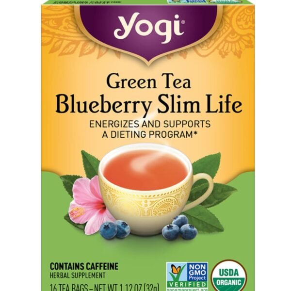 Yogi Green Tea Blueberry Slim Life Organic Green Tea Bags