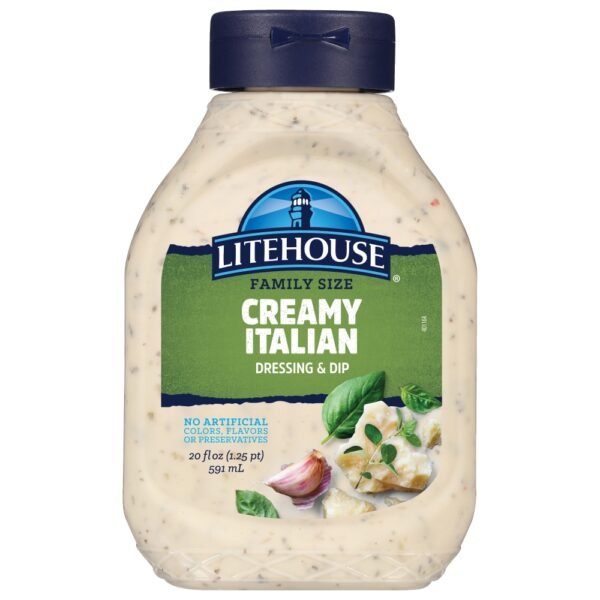 Litehouse Family Size Creamy Italian Dressing & Spread 20 fl oz