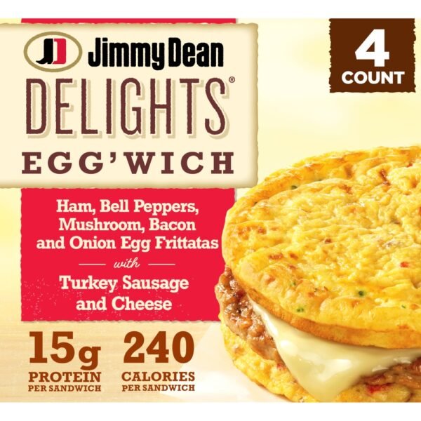 Jimmy Dean Delights® Ham Peppers Mushroom Egg'wich