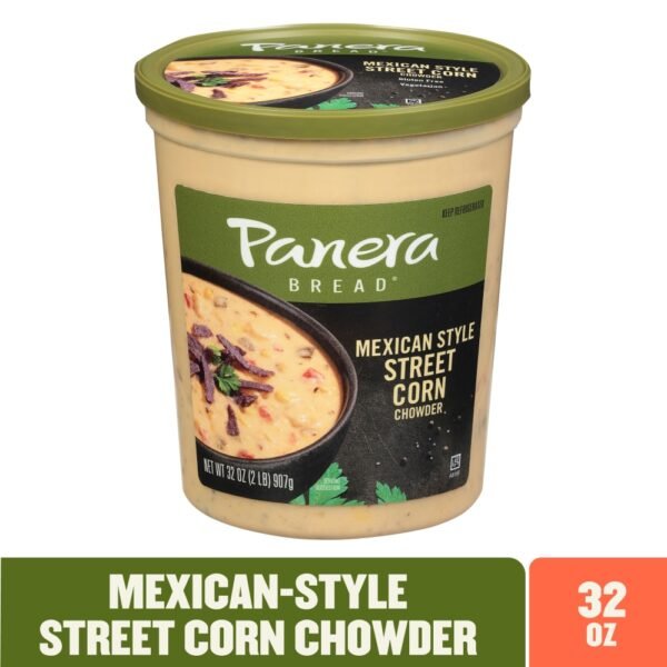 Panera Bread Ready-to-Heat Gluten Free Mexican Style Street Corn Chowder Soup Cup