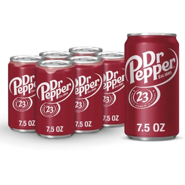 Dr Pepper Soda Mini Cans