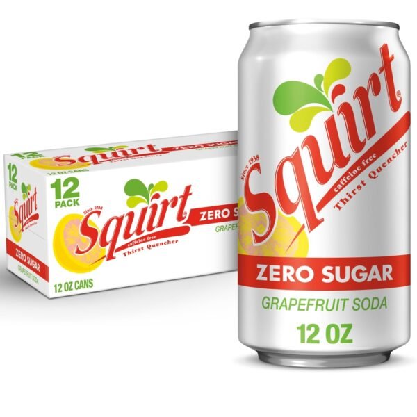 Squirt® Grapefruit Zero Sugar Soda Cans