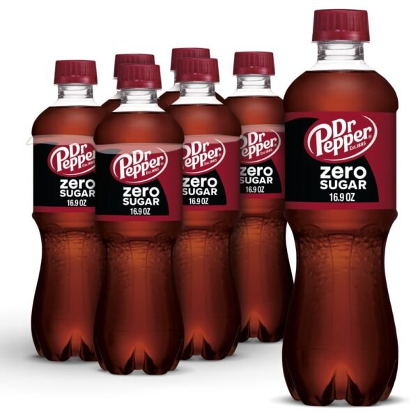 Dr Pepper® Zero Sugar Soda Bottles