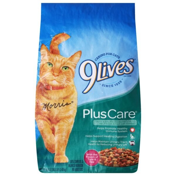 9Lives® Plus Care® Tuna & Egg Dry Cat Food