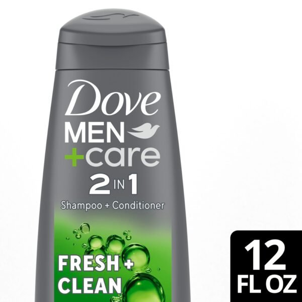 Dove Men+Care Fortifying 2 in 1 Shampoo and Conditioner for Normal to Oily Hair Fresh and Clean