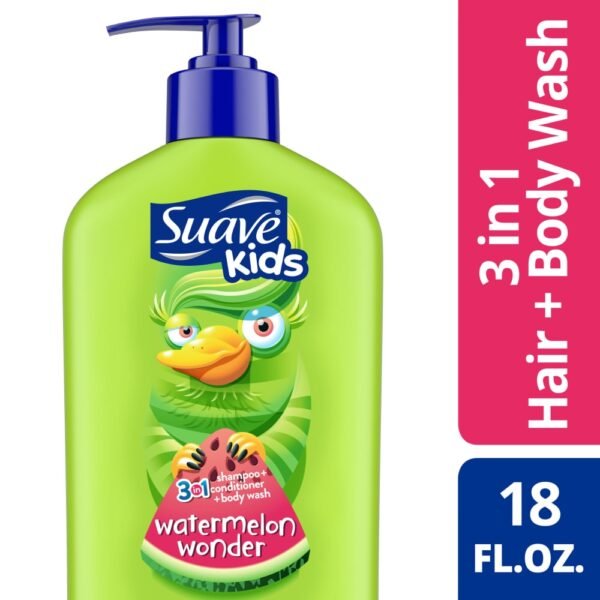 Suave Kids Wacky Melon 3in1 Shampoo Conditioner Body Wash