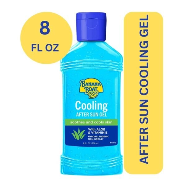 Banana Boat Cooling After Sun Gel Cools + Soothes + Replenishes Skin Made With Aloe + Vitamin E