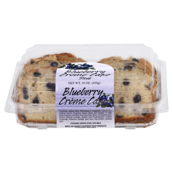 Olson's Baking Company Sliced Blueberry Creme Cake