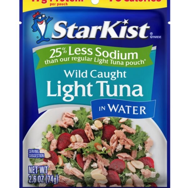 StarKist 25% Less Sodium Light Tuna in Water Pouch