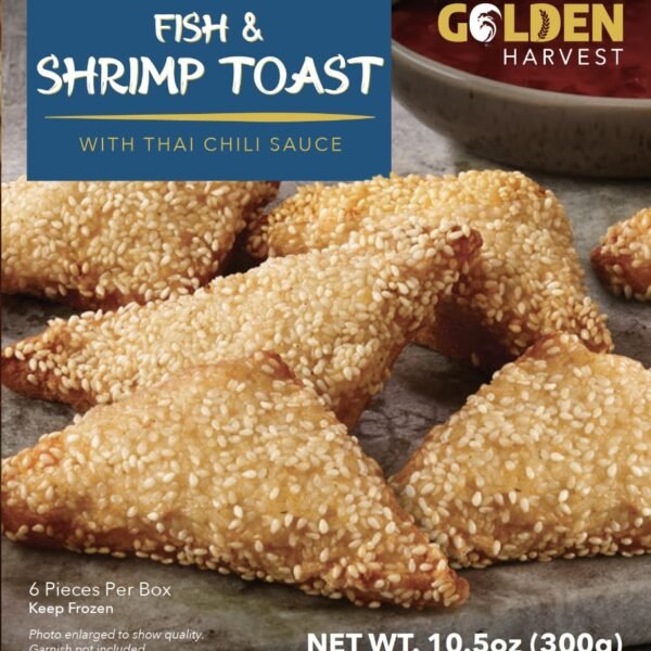 Golden Harvest Fish & Shrimp Toast With Thai Chili Sauce