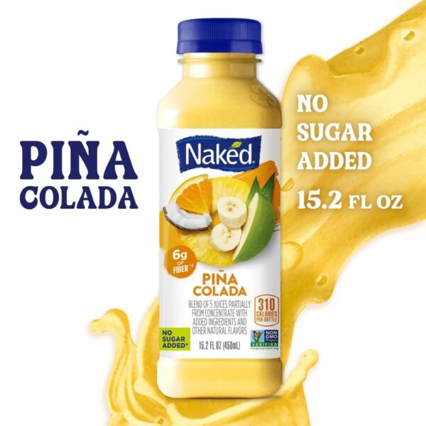 Naked Juice Piña Colada Flavored 100% Fruit Smoothie Blend