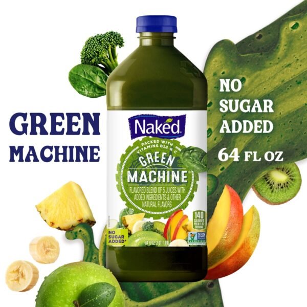 Naked Juice Green Machine Flavored 100% Juice Smoothie Blend