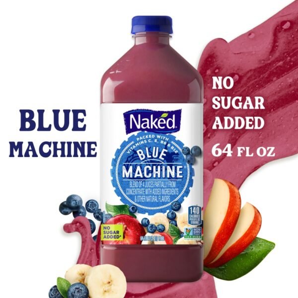 Naked Juice Blue Machine Flavored 100% Juice Smoothie Blend