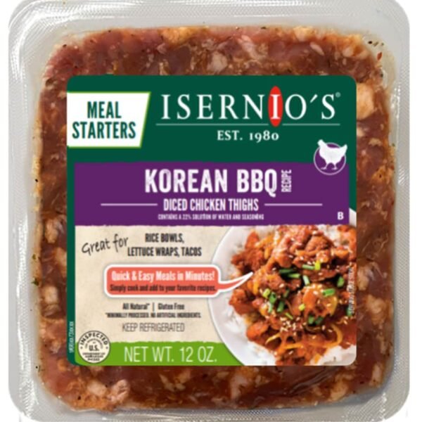 Isernio's Korean BBQ Diced Chicken Thighs