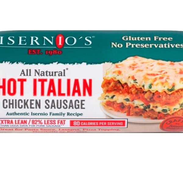 Isernio's Hot Italian Chicken Sausage Roll