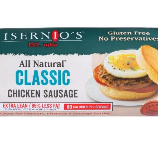 Isernio's® Breakfast Chicken Sausage Roll