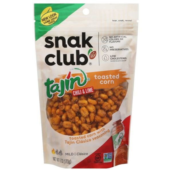 Snak Club Tajin Clasico Chili & Lime Toasted Corn
