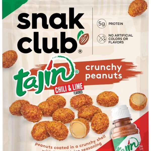 Snak Club Tajin Mild Chili and Lime Crunchy Peanuts