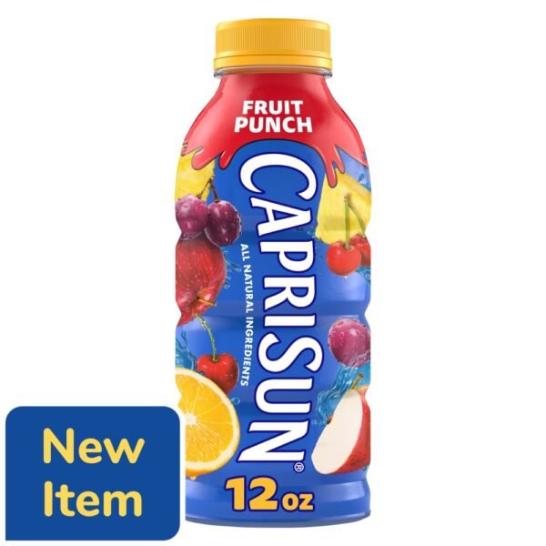 Capri Sun Fruit Punch Naturally Flavored Juice Drink Blend