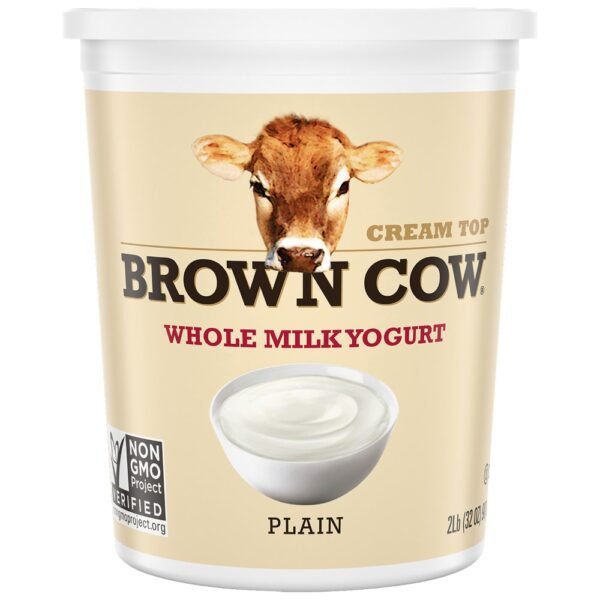 Brown Cow Cream Top Plain Whole Milk Yogurt
