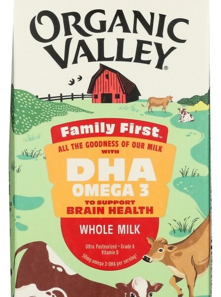 Organic Valley® Family First™ Whole Milk with DHA & Omega 3