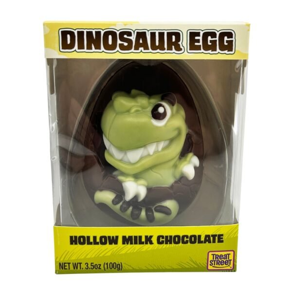 Treat Street® Dinosaur Hollow Milk Chocolate Easter Egg