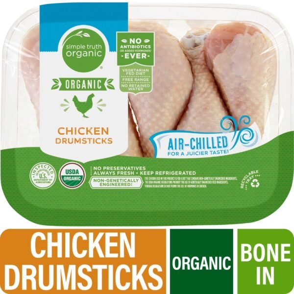 Simple Truth Organic® Fresh Organic Chicken Drumsticks