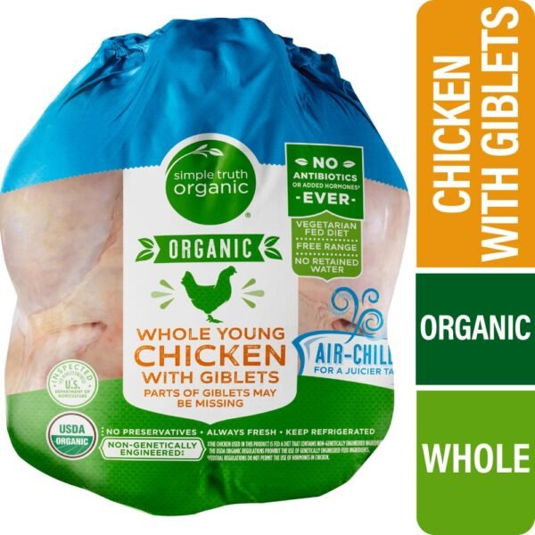 Simple Truth Organic® Fresh Organic Whole Chicken with Giblets