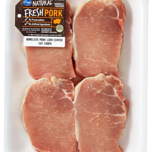 Boneless Pork Loin Center-Cut Chops