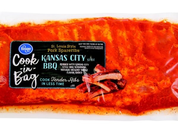 Kroger® Kansas City Style BBQ St. Louis Style Pork Spareribs Cook-in-Bag